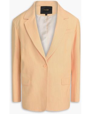 Maje Crepe Blazer - Natural