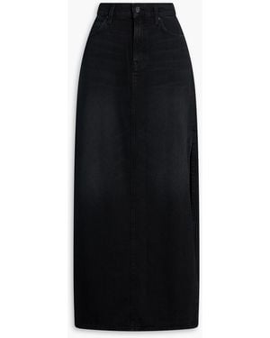 Mother Maxirock aus denim - Schwarz