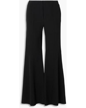 Proenza Schouler Stretch-Knit Flared Pants - Black