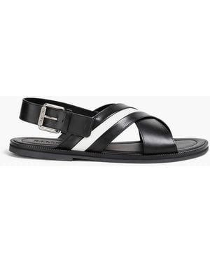 Bally Jameel Leather Slingback Sandals - Black