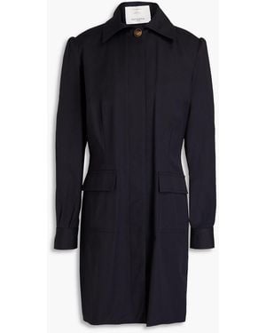 Giuliva Heritage Cala Cotton Mini Shirt Dress - Blue