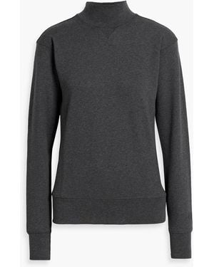 TOTEME French Cotton-Terry Sweatshirt - Black