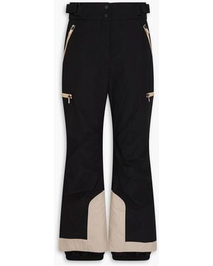 Brunello Cucinelli Two-Tone Bootcut Ski Trousers - Black