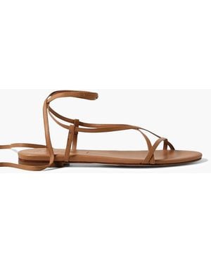 Aeyde Penny Leather Sandals - Brown
