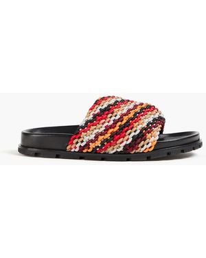 Dries Van Noten Rope Slides - Red