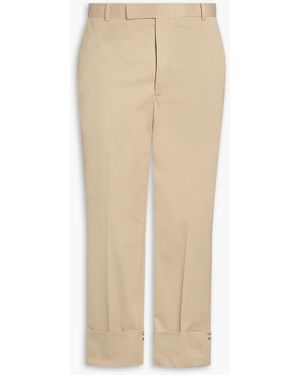 Thom Browne Cotton-Twill Pants - Natural