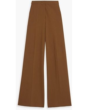 Max Mara Circolo Jersey Wide-Leg Pants - Brown