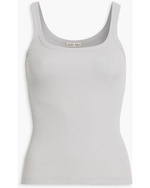 Alex Mill 365 Ribbed Stretch-Cotton Jersey Tank - White