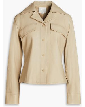 Vince Leather Jacket - Natural