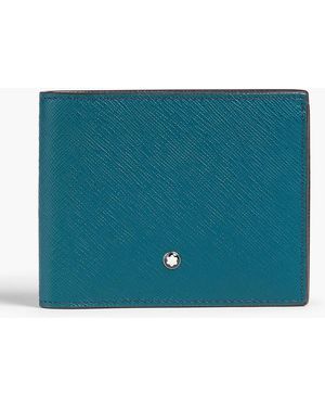 Montblanc Meisterstück Textured-Leather Wallet - Blue