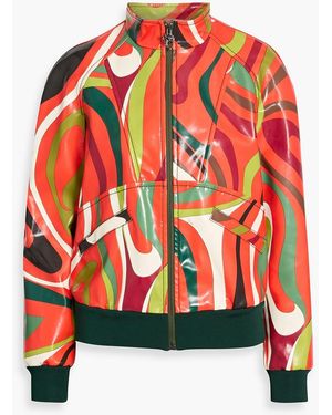 PUCCI Printed Bomber Jacket - Red