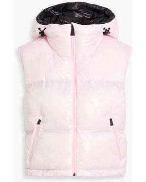 Aztech Mountain Glänzende steppweste mit daunenfüllung - Pink