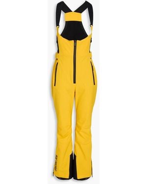 Moncler Scuba-paneled Ski Suit - Yellow