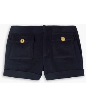 Tom Ford Embellished Felt Shorts - Blue
