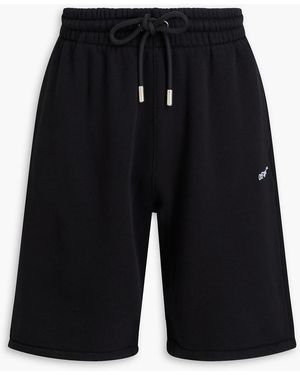 Off-White c/o Virgil Abloh French Cotton-Terry Shorts - Blue