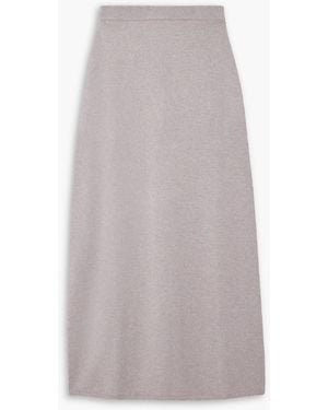 TOVE Nellie Cashmere Maxi Skirt - Gray