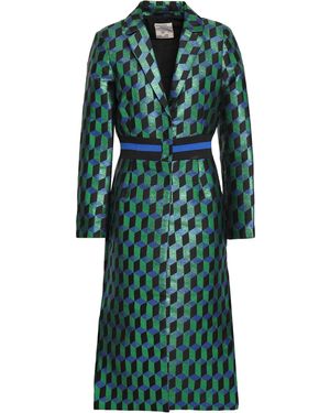 Baum und Pferdgarten Metallic Jacquard Coat - Green