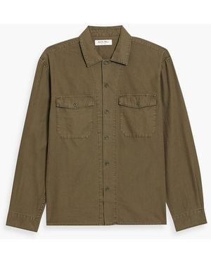 Alex Mill Cotton And Lyocell-Blend Shirt - Green