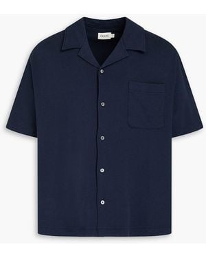 FRAME Cotton-Jersey Shirt - Blue