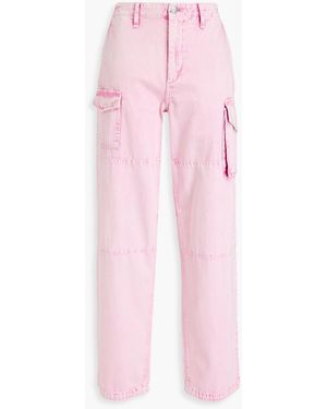 Rag & Bone Nora High-Rise Cargo Jeans - Pink