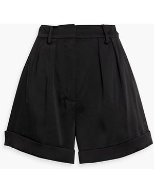 Jonathan Simkhai Devan Satin-crepe Shorts - Black