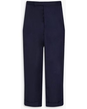 Thom Browne Grain De Poudre Trousers - Blue