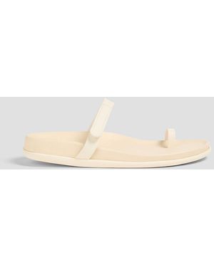 Ancient Greek Sandals Dokos Leather Sandals - White