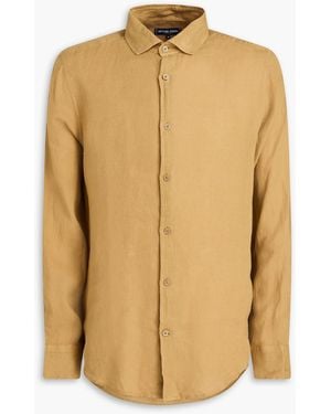 Frescobol Carioca Antonio Linen Shirt - Natural