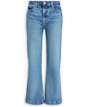 PAIGE Leenah High-Rise Wide-Leg Jeans - Blue