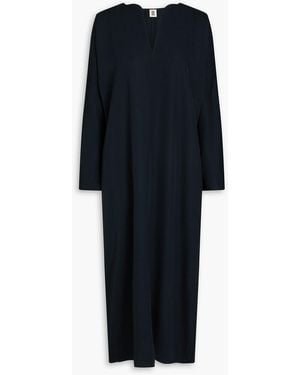 By Malene Birger Midikleid aus twill - Schwarz