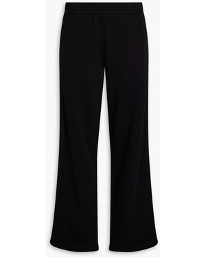 Helmut Lang French Cotton-terry Track Trousers - Black