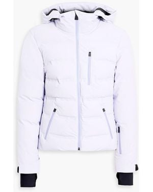 Aztech Mountain Nuke Suit Quilted Down Ski Jacket - White