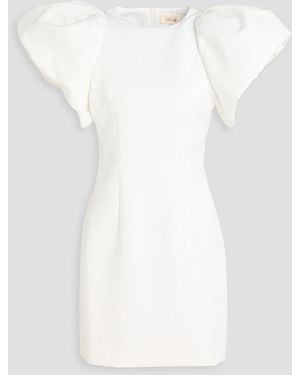 LEO LIN Dayna Satin Mini Dress - White