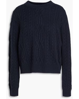 arch4 Smithfield Cable-Knit Cashmere Jumper - Blue