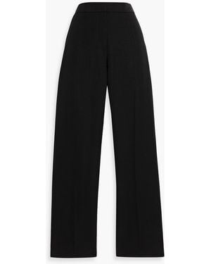 Jil Sander Crepe Straight-Leg Pants - Black