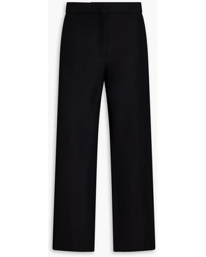 Fabiana Filippi Twill Straight-Leg Trousers - Black