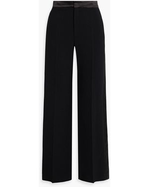 関税込【MiuMiu】Mesh-trimmed technical straight pants Miu Miu Mesh-Trimmed Technical Straight Pants in Gray | Lyst