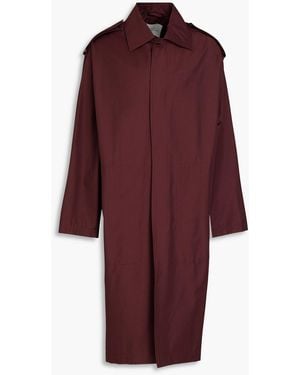 Studio Nicholson Marques Cotton-blend Twill Coat - Red