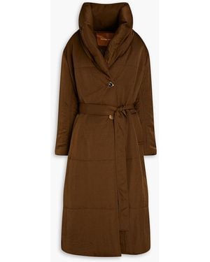 Rejina Pyo Duvet Twill Coat - Brown