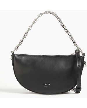 IRO Arc Baby Leather Shoulder Bag - Black