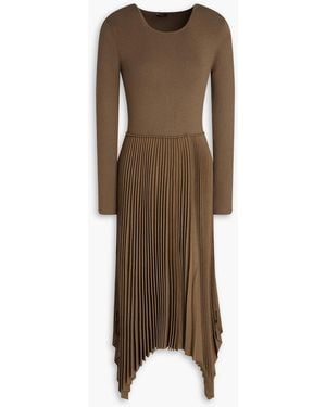 オールインワン・サロペット Joseph Dania Midi Dress With Button Placket And Side Slits JOSEPH Dania Button-Down Midi Dress in BLACK | endource