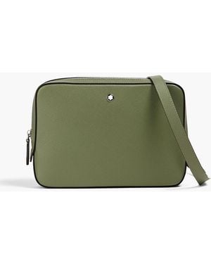 Montblanc Messenger bag aus strukturiertem leder - Grün