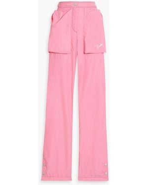Emilio Pucci Taffeta Tapered Trousers - Pink