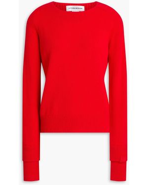 Victoria Beckham Cashmere-blend Sweater - Red