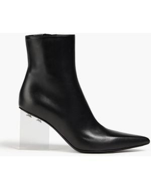 Peter Do Leather Ankle Boots - Black