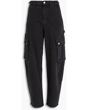 Maje High-rise Cargo Jeans - Black