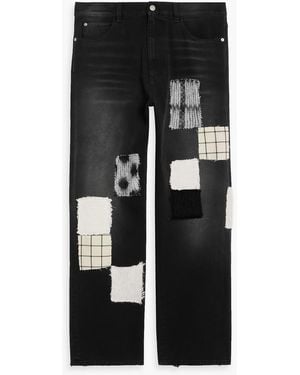 Marni Patchwork Denim Jeans - Black