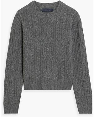 arch4 Smithfield Cable-knit Cashmere Sweater - Grey