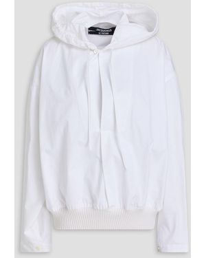 Jacquemus Kapuzenoberteil aus popeline - Weiß