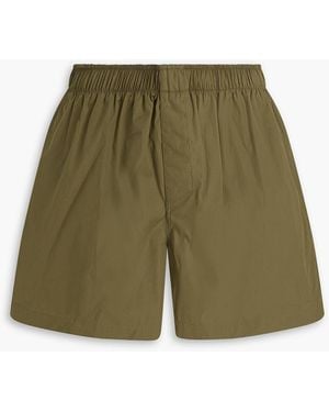 Wardrobe NYC Cotton Shorts - Green